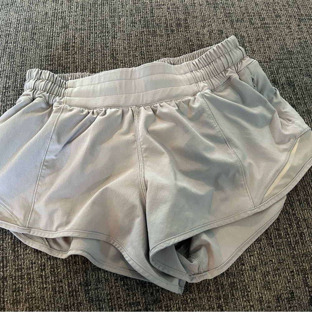 Lululemon Athletica Gray Athletic Shorts Lightweight Performance